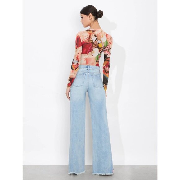 Alice + Olivia Kelly Dabbah Delaina Top Small NWT $295 - Picture 4 of 10